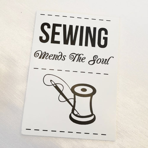 Sewing Mends The Soul Jotter